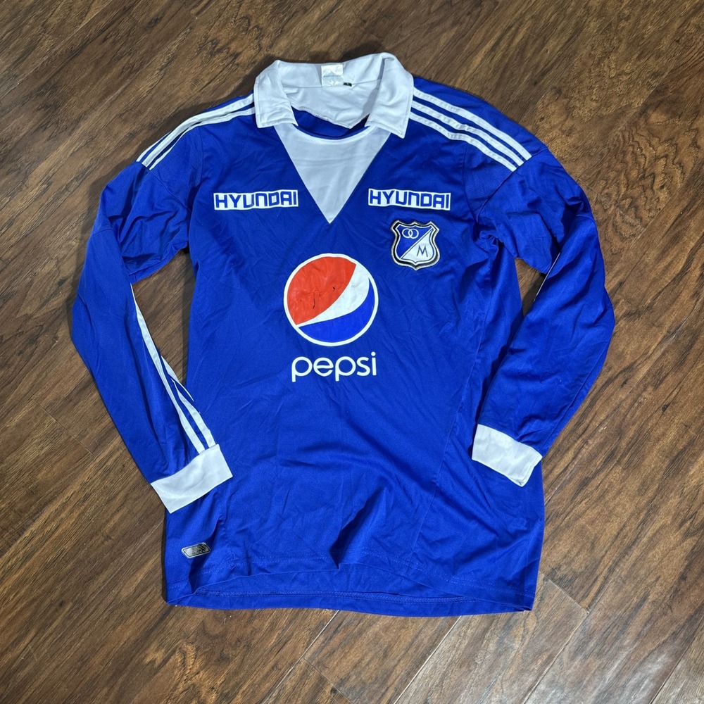 Millonarios Fc Longsleeve Original Jersey Size Large Men's